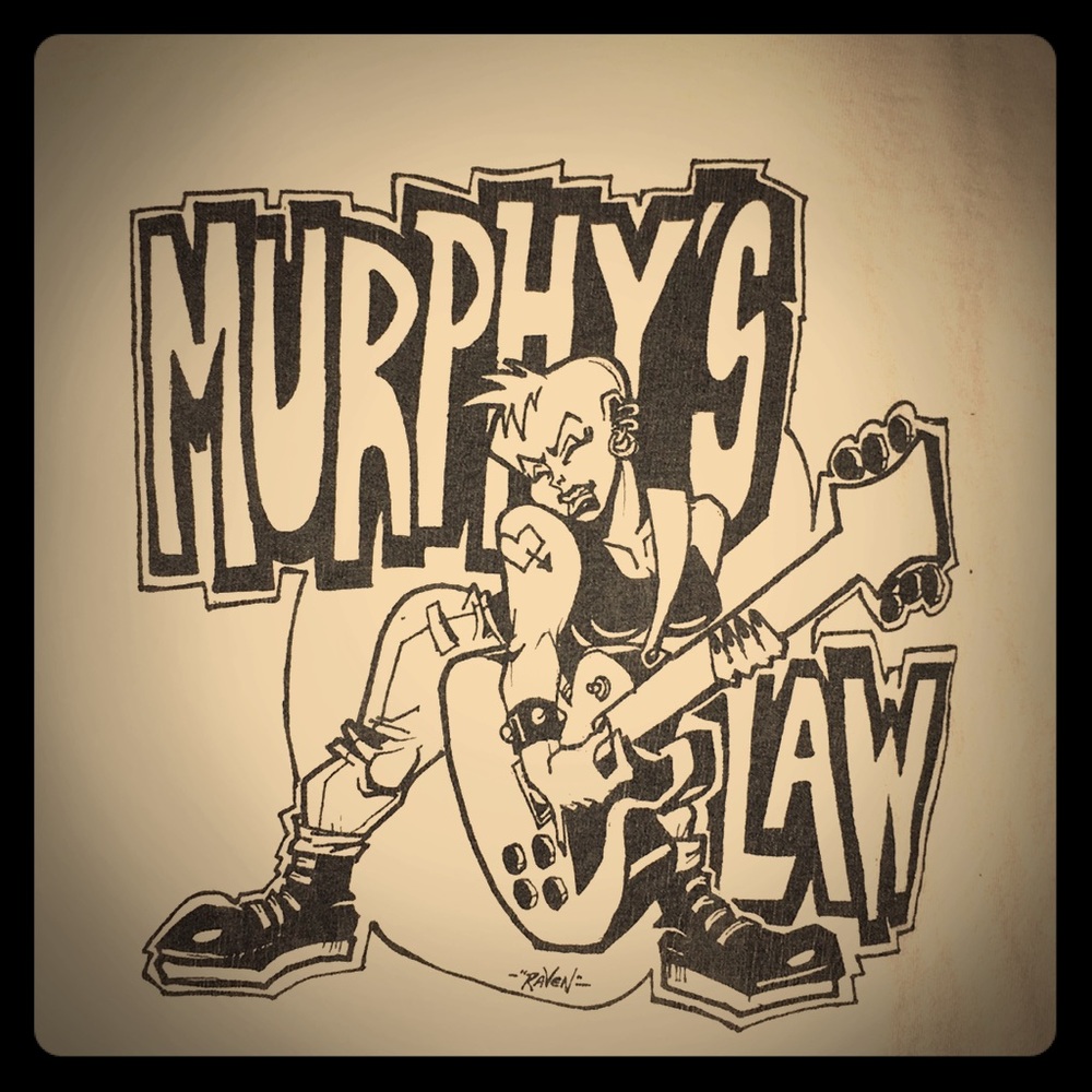 “Murphy’s Law”White T-Shirt